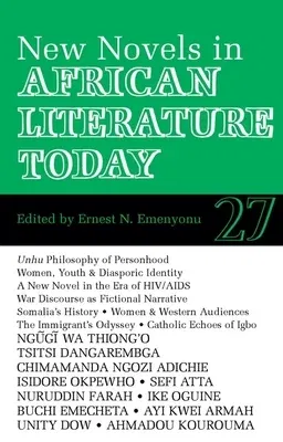 Alt 27 New Novels in African Literature Today