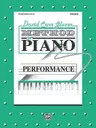 David Carr Glover Method for Piano Performance: Primer