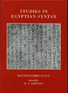 Studies in Egyptian Syntax