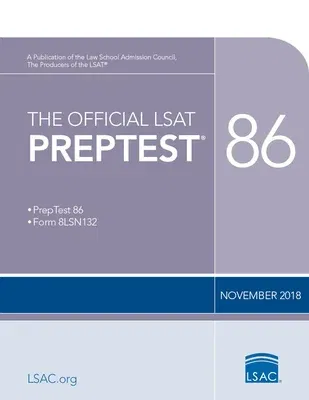 The Official LSAT Preptest 86: (Nov. 2018 Lsat)