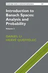 Introduction to Banach Spaces: Analysis and Probability