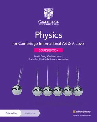 Cambridge International as & a Level Physics Coursebook with Digital Access (2 Years) 3ed (Revised)