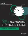 Wiley's Level II Cfa Program 11th Hour Final Review Study Guide 2023