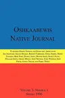 Oshkaabewis Native Journal (Vol. 3, No. 1)