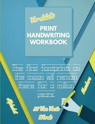 Print Handwriting Workbook for Adults: Improve your printing handwriting & practice print penmanship workbook for adults Adult handwriting workbook