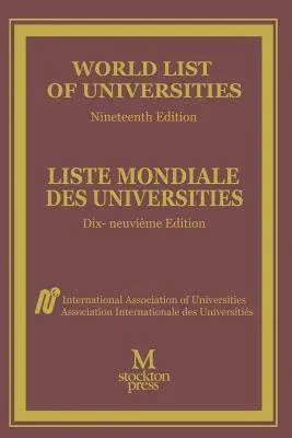 World List of Universities / Liste Mondiale Des Universites (1992)