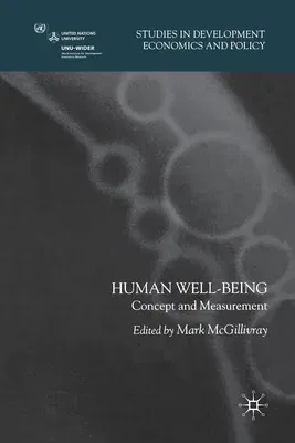 Human Well-Being: Concept and Measurement (2007)