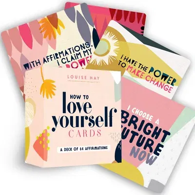 How to Love Yourself Cards: Self-Love Cards with 64 Positive Affirmations for Daily Wisdom and Inspiration