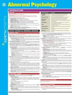 Abnormal Psychology Sparkcharts: Volume 1