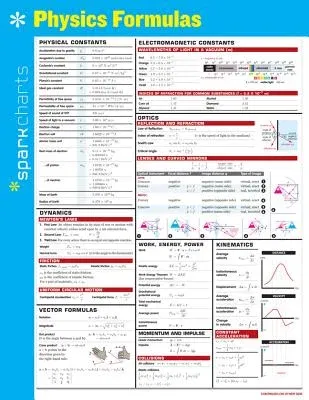 Physics Formulas Sparkcharts: Volume 53