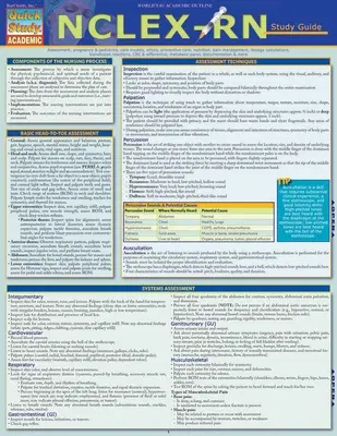 Nclex-RN Study Guide: A Quickstudy Laminated Reference Guide