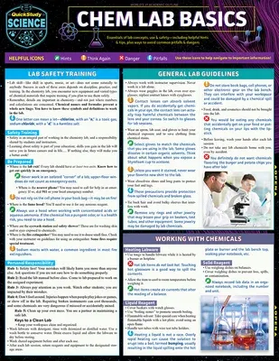 Chem Lab Basics (Second Edition, New Edition, Updated & Revised)