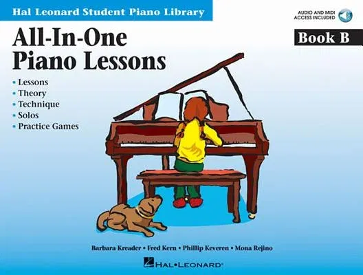 All-In-One Piano Lessons Book B Book with Audio Access Included [With CD (Audio)]