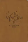 CSB Explorer Bible for Kids, Brown Mountains Leathertouch, Indexed: Placing God's Word in the Middle of God's World