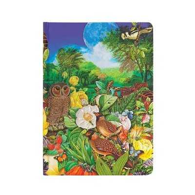 Moon Garden Hardcover Journals MIDI 144 Pg Lined Nature Montages