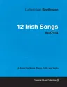 Ludwig Van Beethoven - 12 Irish Songs - WoO 154 - A Score for Voice, Piano, Cello and Violin: With a Biography by Joseph Otten