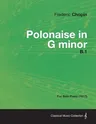 Polonaise in G minor B.1 - For Solo Piano (1817)