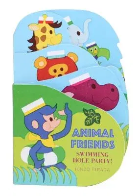 Animal Friends: Swimming Hole Party!: (Animal Books for Toddlers, Jungle Animal Board Book)