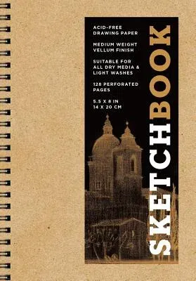 Sketchbook (Basic Small Spiral Kraft): Volume 18