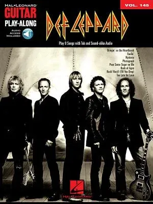 Def Leppard Guitar Play-Along Volume 145 Book/Online Audio