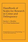 Handbook of Scales for Research in Crime and Delinquency (Softcover Reprint of the Original 1st 1983)