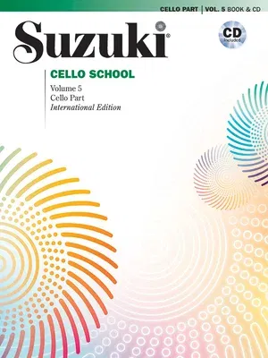 Suzuki Cello School, Vol 5: Cello Part, Book & CD (Revised)