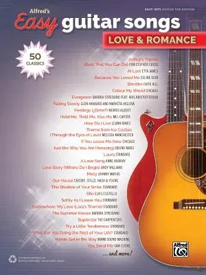 Alfred's Easy Guitar Songs -- Love & Romance: 50 Classics