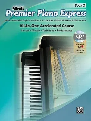 Premier Piano Express, Bk 2: All-In-One Accelerated Course, Book, CD-ROM & Online Audio & Software