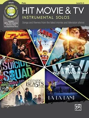 Hit Movie & TV Instrumental Solos: Songs and Themes from the Latest Movies and Television Shows (Flute), Book & CD