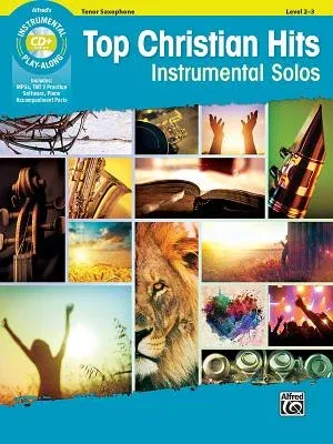 Top Christian Hits Instrumental Solos: Tenor Sax, Book & CD