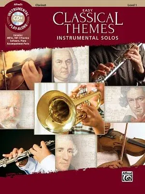 Easy Classical Themes Instrumental Solos: Clarinet, Book & CD