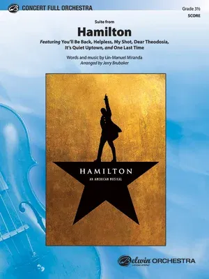 Hamilton, Suite from: Featuring: You'll Be Back / Helpless / My Shot / Dear Theodosia / It's Quiet Uptown / One Last Time, Conductor Score