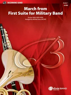 March from First Suite for Military Band: Conductor Score