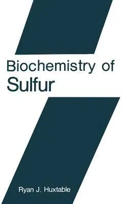 Biochemistry of Sulfur (1986)