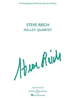 Steve Reich - Mallet Quartet: Two Vibraphones, and Two Marimbas