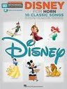 Disney - 10 Classic Songs: Horn Easy Instrumental Play-Along Book with Online Audio Tracks