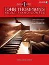 John Thompson's Adult Piano Course - Book 1 Book with Online Audio