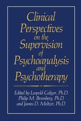 Clinical Perspectives on the Supervision of Psychoanalysis and Psychotherapy (Softcover Reprint of the Original 1st 1984)