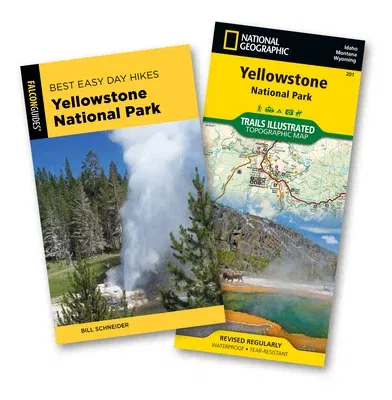 Best Easy Day Hiking Guide and Trail Map Bundle: Yellowstone National Park [With Map]