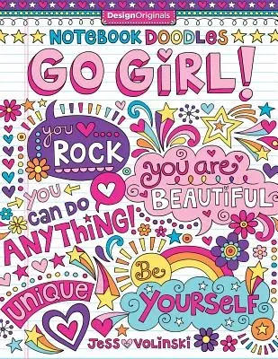 Notebook Doodles Go Girl!: Coloring & Activity Book