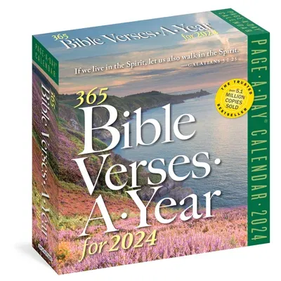 365 Bible Verses-A-Year for 2024 Page-A-Day Calendar: Timeless Words from the Bible to Guide, Comfort, and Inspire