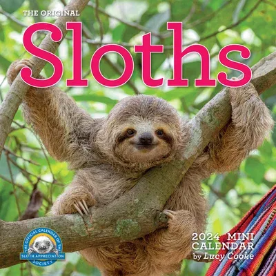 Original Sloths Mini Wall Calendar 2024: Celebrate Life in the Slow Lane