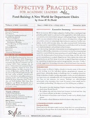 Fund-Raising: A New World for Department Chairs: Issue 4