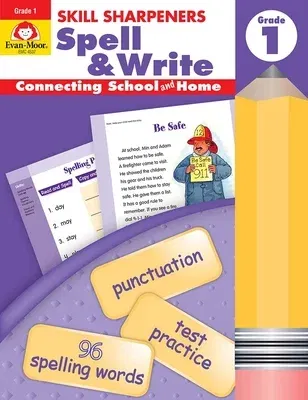 Skill Sharpeners: Spell & Write, Grade 1 Workbook (Teacher)