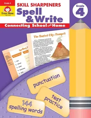 Skill Sharpeners: Spell & Write, Grade 4 Workbook (Teacher)