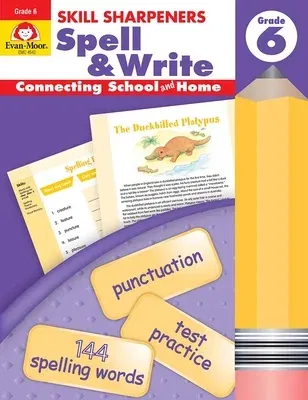 Skill Sharpeners: Spell & Write, Grade 6 Workbook (Teacher)