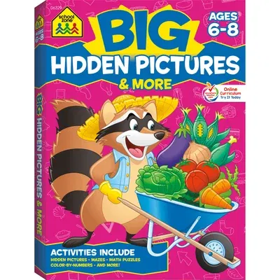 School Zone Big Hidden Pictures & More Workbook