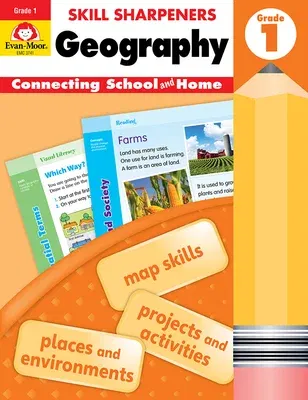 Skill Sharpeners: Geography, Grade 1 Workbook (Student)