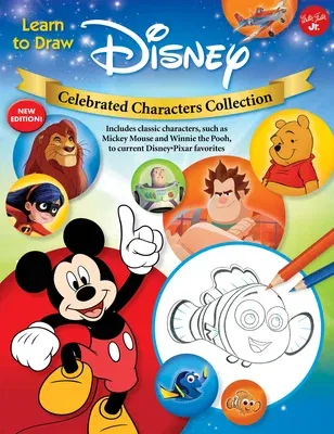 Learn to Draw Disney Celebrated Characters Collection: New Edition! Includes Classic Characters, Such as Mickey Mouse and Winnie the Pooh, to Current