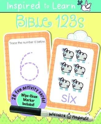 Bible 123s: Wipe-Clean Flash Card Set (Double Sided Cards with Dry Erase Pen)